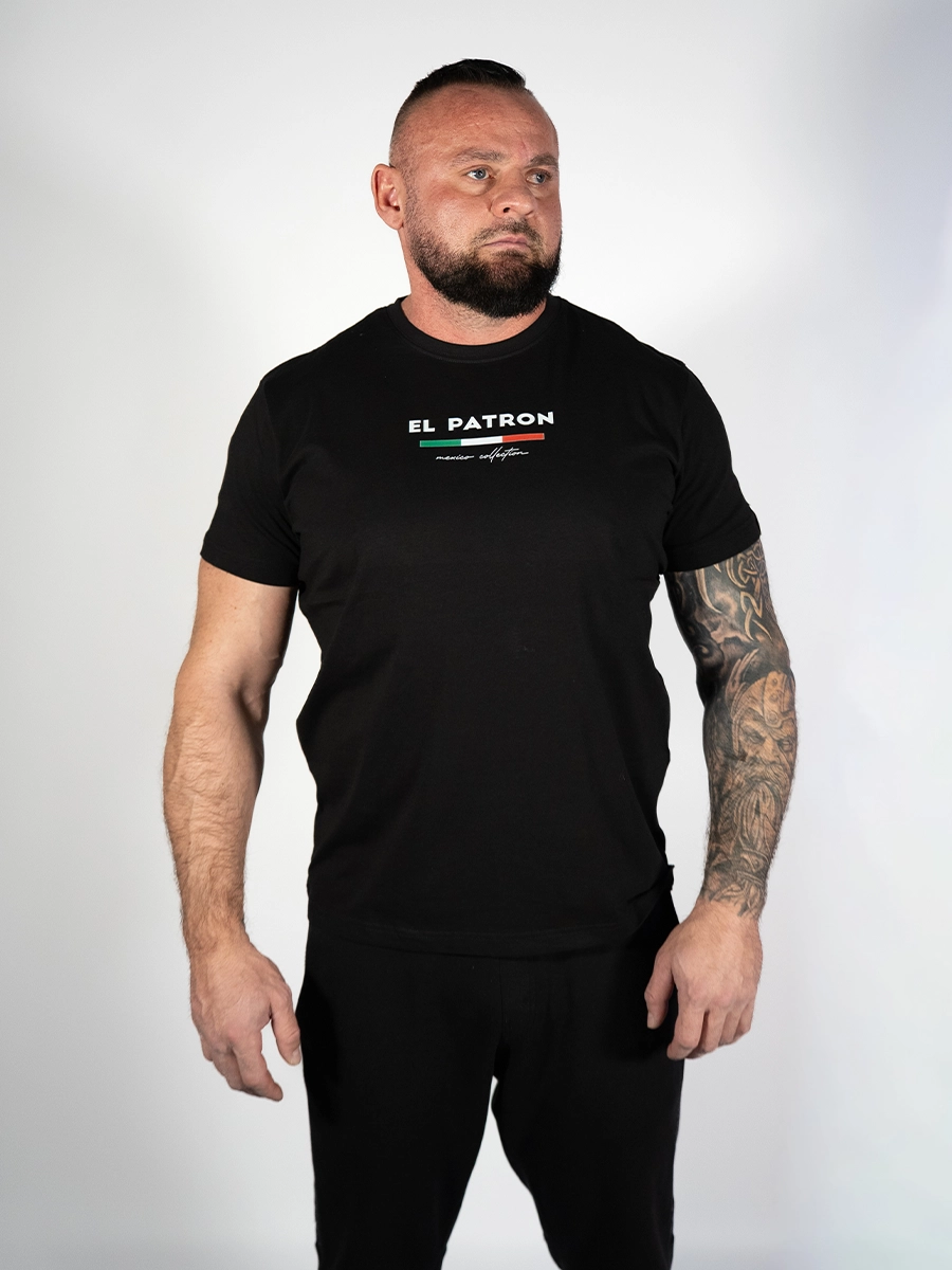 Pánské tričko EL PATRON Mexico Collection černé